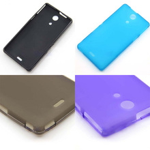 Free Shipping TPU Silicone Gel Case Cover For Sony Xperia ZR C5502 C5503 M36h Cell Phone Protective Cover Bags matte soft