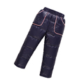 2016Kids Down Pants fo rboy Winter Clothing Warm Down Pants Plus Thick Trousers Snow Pants Velvet