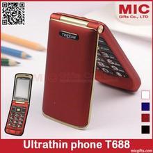 New arrival Big Keyboard luxury mobile phone long standby flip unlocked mini cell phones old man