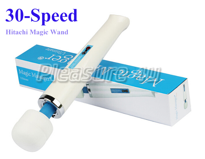 Free Shipping Newest 30 Speed Wired Magic Wand Clit Stimulation