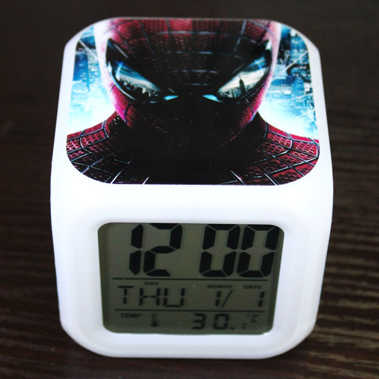 Купить Amazing spider-man человек паук будильник кусок аниме будильник ...