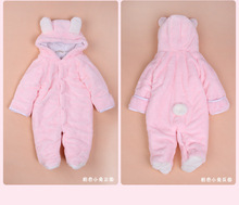 Autumn winter baby clothing coral fleece jumpsuit animal clothing romper baby clothes all for children clothes
