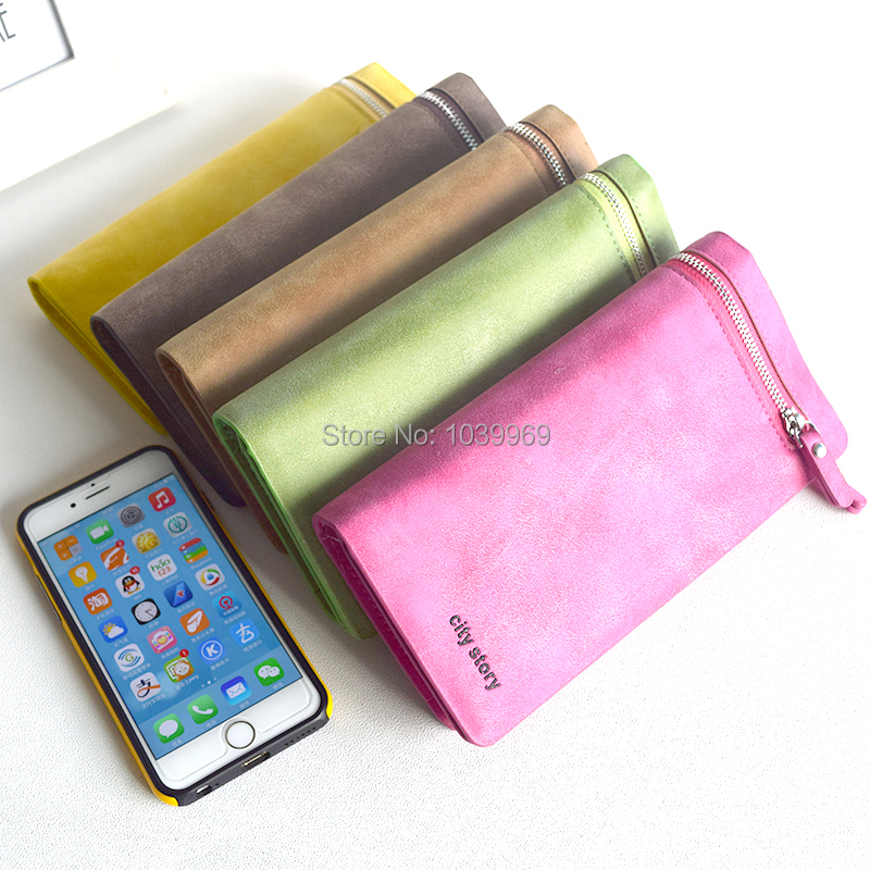 2015 Women Wallets new winter fashion trends pumping frosted multi card position two fold wallet lady
