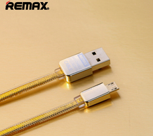 New Original Remax Brand Quality Guarantee Gold Micro USB Cable Fast charging cable for all Micro