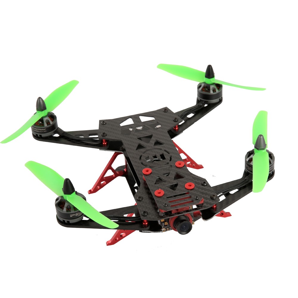 230 rc quadcopter fpv camera drone racing frame 4 axis multicopter multirotor accessories w/2204 2300KV motors BLheli 15A ESCs