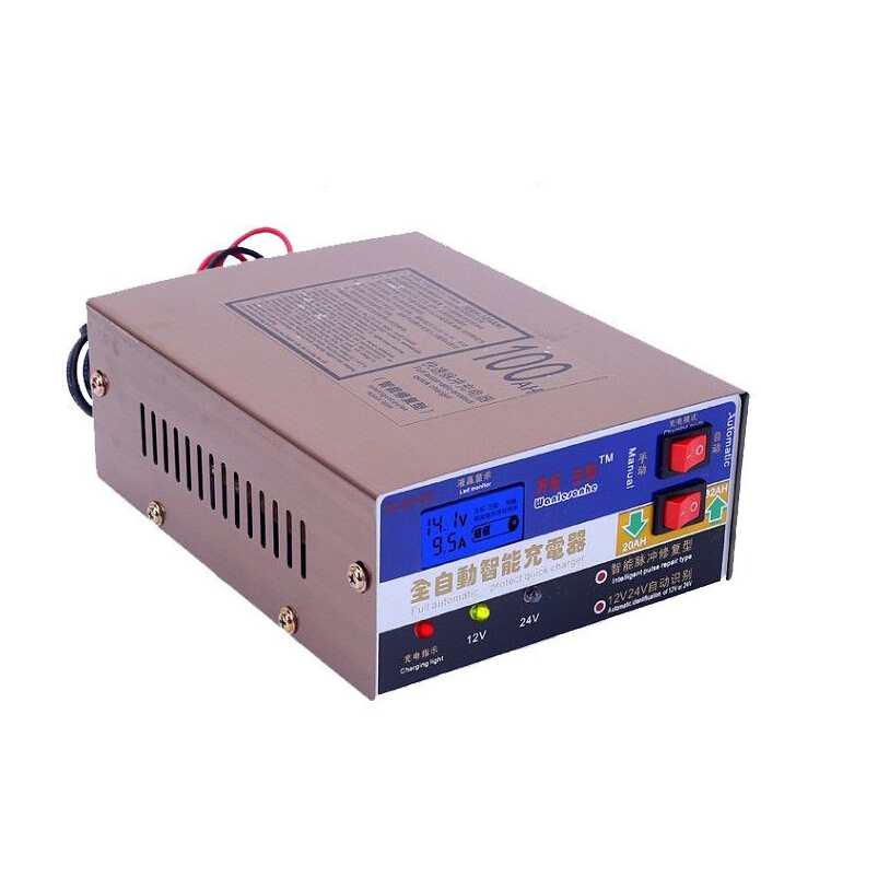 Car Dry&amp;wet Battery Charger Intelligent Pulse Repair Type Battery 