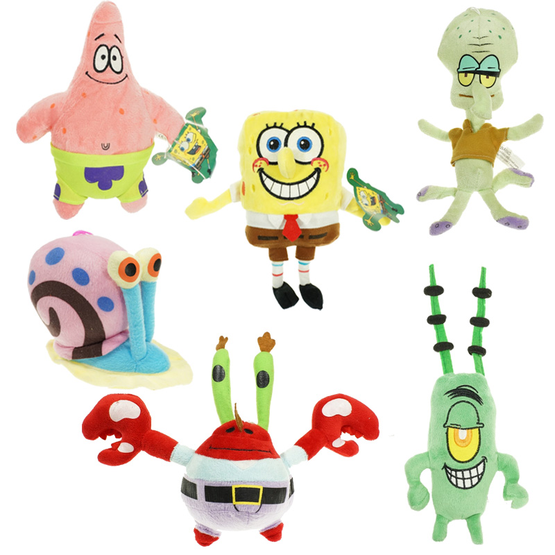 spongebob characters stuffed animals