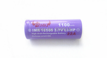 High Performance IMR 18500 22A 3 7v 1100mah J C M Rechargeable lithium ion battery Cell