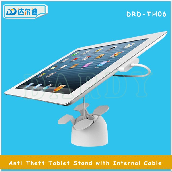 Anti Theft Tablet Stand with Internal Cable 