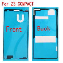 1pc/lot Frame Adhesive Sticker And Back Cover Adhesive Sticker For Sony Xperia Z3 Compact D5803 D5833 M55W Free Shipping