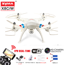 SYMA X8W FPV RC Quadcopter Drone with WIFI Camera 2.4G 6Axis Dron 2MP Camera RTF RC Helicopter