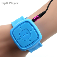 Hot Sell Gift Sport Mini watches Mp3 Player Portable Music Player With Micro TF Card Slot