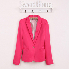 2015 blazer women suit blazer foldable brand jacket made of cotton spandex with lining Vogue refresh