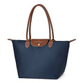 Fashion Waterproof Nylon Shopping Bag Women Foldable Shoulder Bag Handbag Ladies Simple Large Capacity Casual Hobo