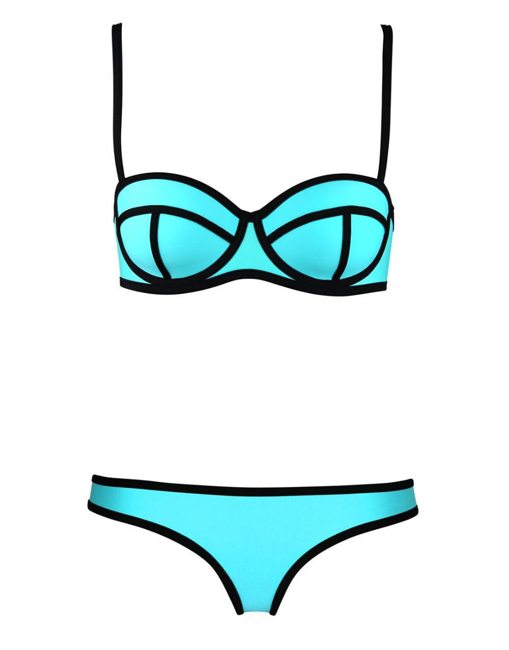 2015 vintage triangl Swimwear Women triangl vs swimwear triangl bikini women bandage beachwear triangl bikini (1)