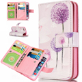 Flip Leather Double Mobile Phone Case For iPhoneSE 5 5S 5C 6 6S 6plus 6Splus Wallet