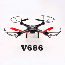 Drone with Optional Camera HD WLtoys JJRC V686 V686K V686J V686G JJRC 4Channel Six-Axis Quadcopter With 2 MP FPV Monitor Camera