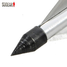 1pcs 100 Grain 3 Fixed Blades Cutting Archery Arrowhead Broadhead Universal Crossbow and Compound Bow Arrow