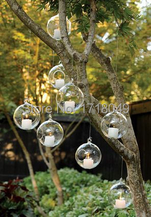 24PCS/Lot 8cm glass globe tealight holder,hanging candle holder wedding candlestick