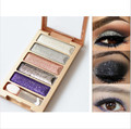 Fashion 6 Colors Diamond High Quality pigment makeup eyeshadow pallette to eye kit maquiagem eye shadow
