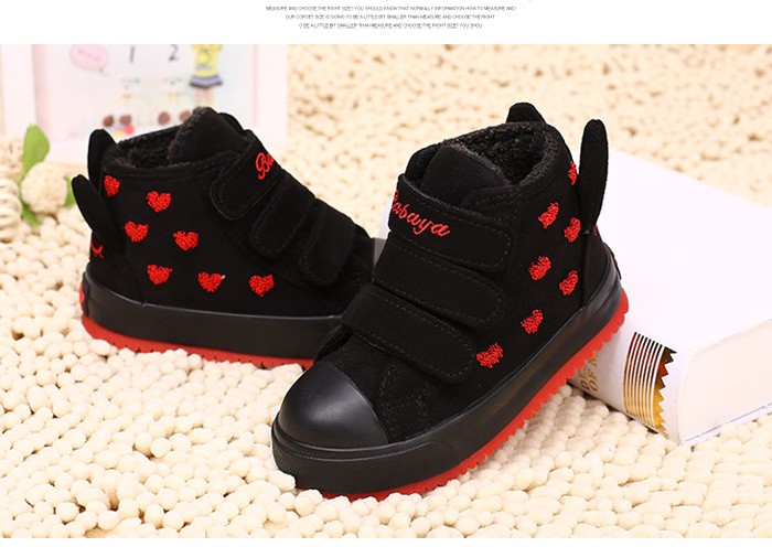 New 2015 Winter Fashion Children Boots Flock Leather Rubber Kids Sneakers Sapato Infantil Kids Boots Children Shoes For Girls free shipping (17)