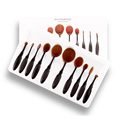 New 10pcs ToothBrush Style Foundation Powder BB Cream Makeup Brushes Tool Sets