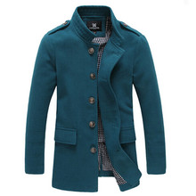 High quality 2016 Men’s Winter Dust Coat mens Overcoat winter Male Fashion Skinny Trench Coat Long Trench coats for men