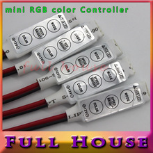 Mini RGB Controller Dimmer 12V 6A 3 Keys for 5050 3528 RGB LED Strip Light 19 Dynamic Modes and 20 Static Color Free Shipping
