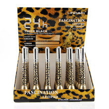 Hot selling Black New Cosmetics Makeup Waterproof Leopard Shell Liquid Eyeliner Pencil Long lasting Makeup Eye Drop shipping