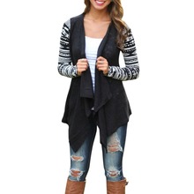 Fashion Women’s Irregular Sweater Cardigan Casual Knit Coat Outwear Tops Blouse TQ
