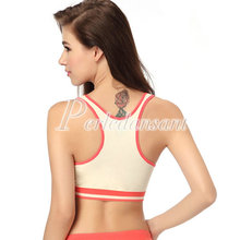 New Sexy Women s Racerback Sports Bra Padded Exercise Tank Top Bra Shapewear 6 Colors Size