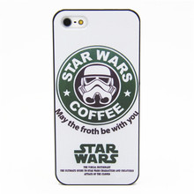 Hot Starbucks Star wars coffee design phone case for iphone 4 4S 5 5s 5c case