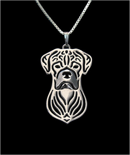 cartoon Boho Chic Alloy Boxer necklace BULL BOXER dog pendant jewelry Silvergold colors plated 12pcslot