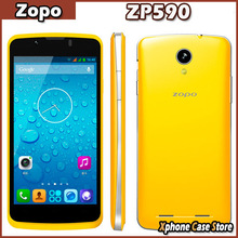 3G Original Unlocked ZOPO ZP590 Phone 4.5″ Android 4.4 MTK6582M Quad Core 1.3GHz Cell Phone 512MB+4GB Dual SIM WCDMA GSM GPS