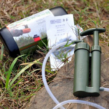 Portable Outdoor Water Filter Purify Pump Outdoor Survival Hiking Camping free shipping