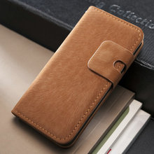 Soft Feel PU Leather Case for iPhone 5 5S Phone Bag Book Style with Stand and