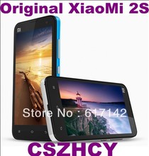 3pcs/lot Unlocked Original  Xiaomi MI 2S Quad Core 1.7GHz 2GB Ram 16GB ROM Smartphone Mobile 3G Phone 8MP Camera Free shipping