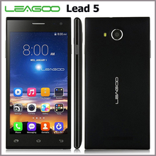 Russia Stock LEAGOO Lead 5 Android 4 4 MTK6582 Quad Core 5 Inch CellPhone RAM 1GB