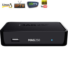 MAG250 IPTV Box Linux System Factory Price MAG250 Support LAN Wifi Youtube Youpron Remote Control Included Free Ship