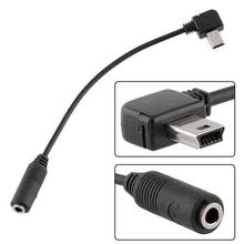 Mini USB to 3.5mm Microphone Mic Adapter Cable Cord for Gopro HD Hero3 3+ Camera