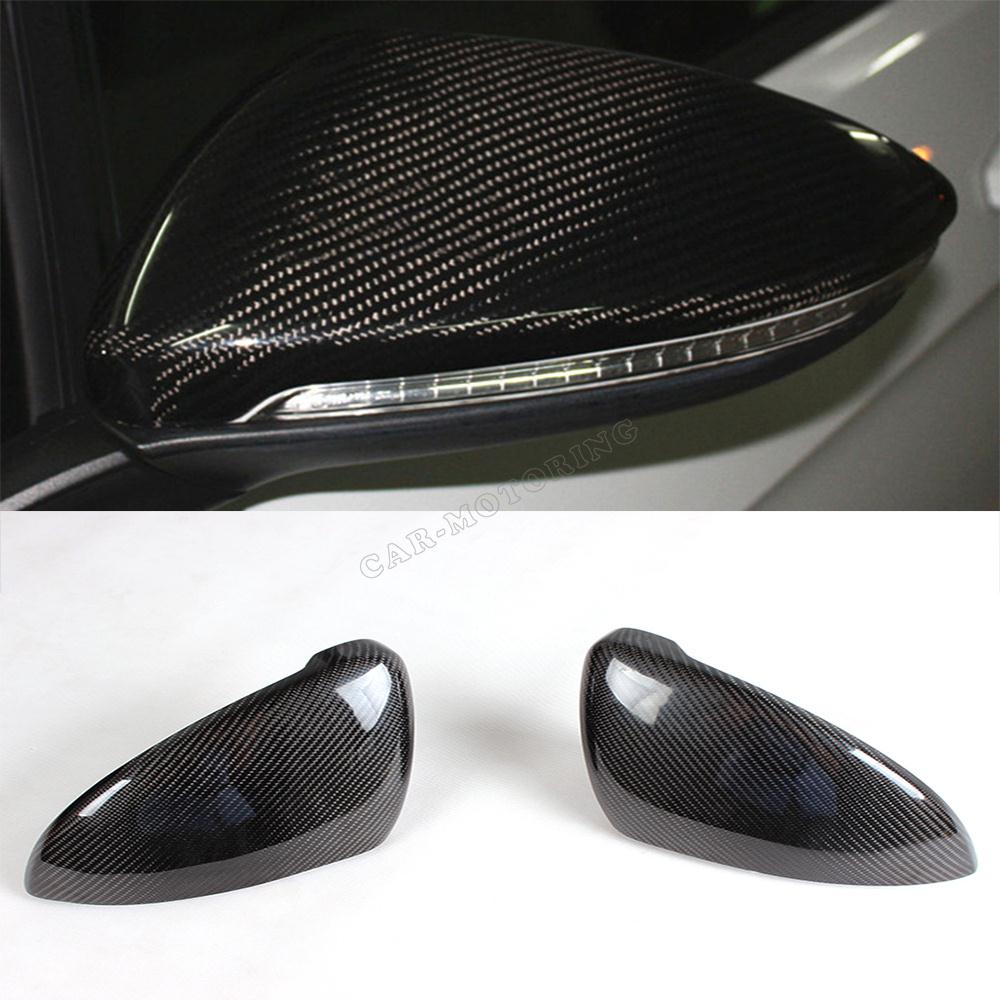 2013UP Carbon Fiber Full Replacement Side Mirror Cover, Review Mirror Caps For VW Golf7 MK7 (Fits For MK7 )