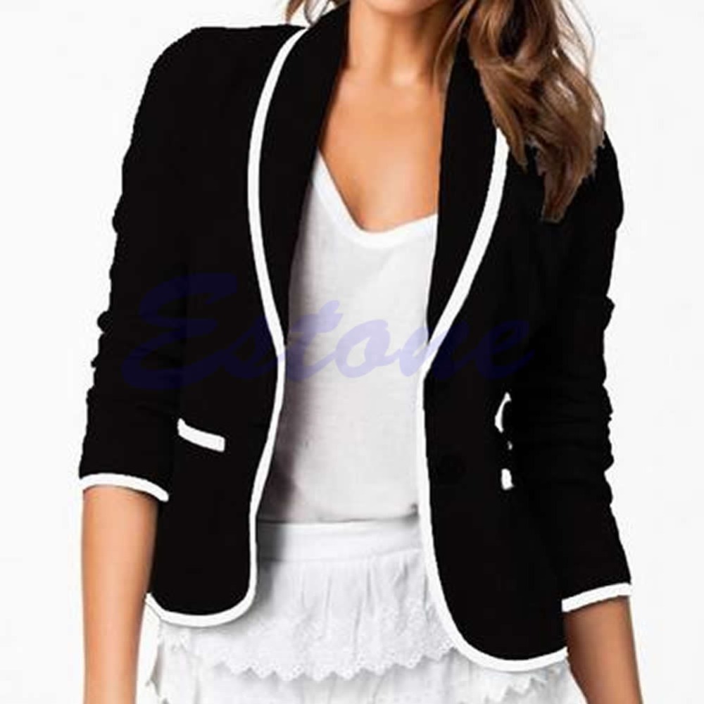 N94 2016 newest Womens Stylish Casual Suit Coat Jacket Size 6-16 free shipp...