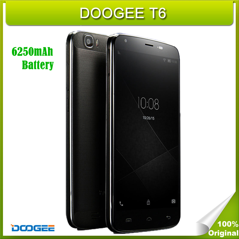 6250mAh DOOGEE T6 16GB ROM 2GB RAM Android 5 1 4G Smartphone MT6735 Quad Core 1