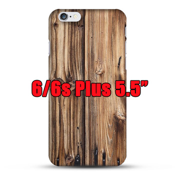 Etui plecki do iPhone iPhone 4s / 5s / 6s / Plus wzór drewna