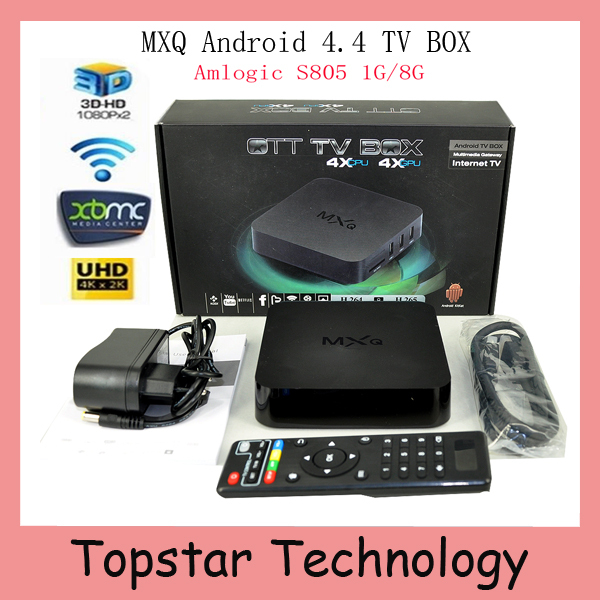 2015 New MXQ TV BOX MX Amlogic S805 Quad Core IPTV Android 4 4 TV box