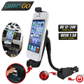 OHMYGO Car Pphone Holder USB Charger Mount Stand for Apple IPhone 6 6S 6plus 5 5S