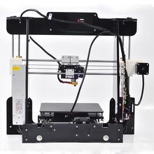 High Precision Reprap Prusa i3 DIY 3d Printer kit (with 1 Roll Filament 16GB SD card,LCD) Material Big size 220*220*240mm Hot