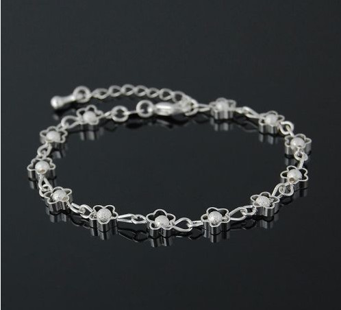 Free shipping wholesale Jewelry 925 Silver Bracelet Fashion Bracelets for women BG005