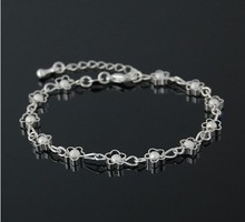 Free shipping wholesale 925 Silver Bracelet Fashion Women Bracelets BG005