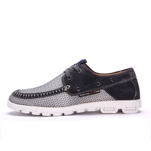 2015 new men s Fashion breathable mesh shoes Casual sneakers Suede leather beach sandals mf 3606
